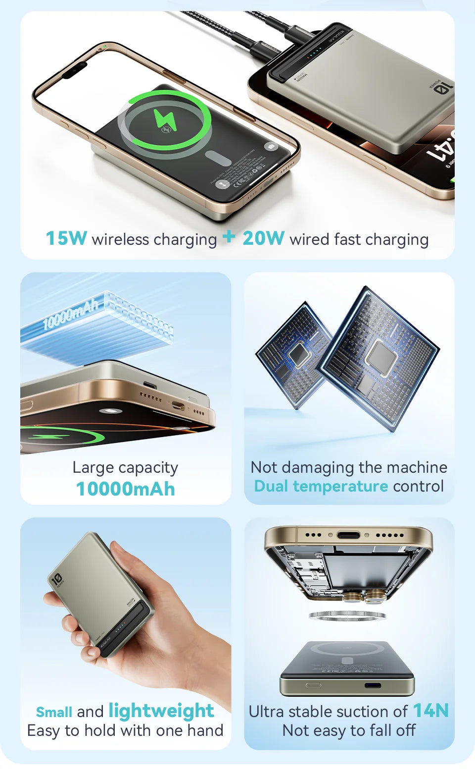 VeloCharge – Magnetic Wireless Power Bank