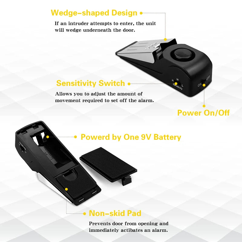 SafeStep – Door Stopper Security Alarm