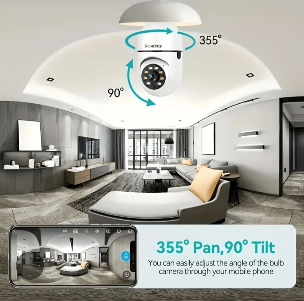 OmniVision – 360° Smart Wi-Fi Bulb Camera