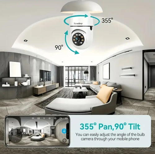 OmniVision – 360° Smart Wi-Fi Bulb Camera