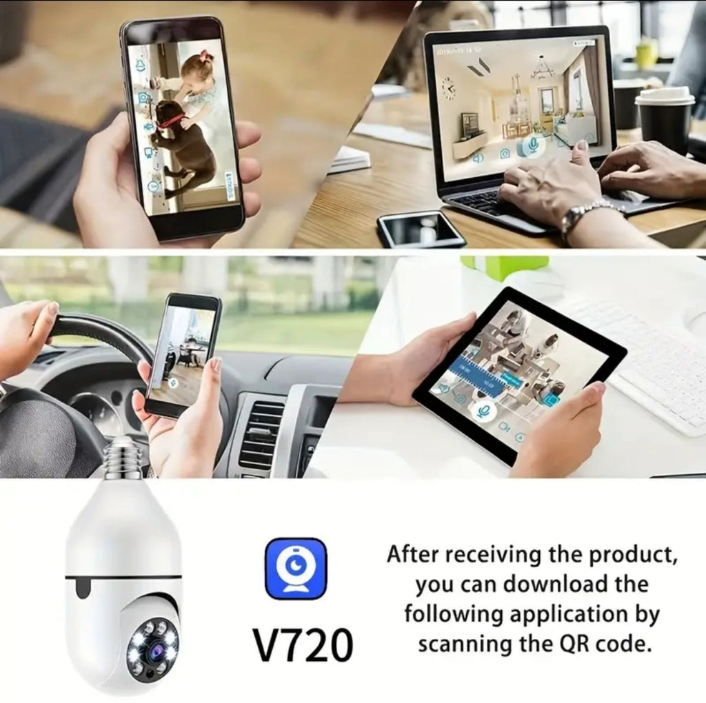 OmniVision – 360° Smart Wi-Fi Bulb Camera